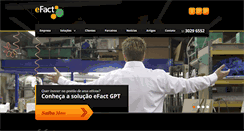 Desktop Screenshot of efact.com.br
